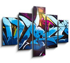 Obraz   Street art graffiti, 150 x 100 cm