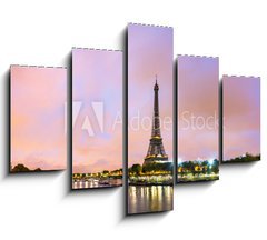 Obraz   Paris cityscape with Eiffel tower, 150 x 100 cm