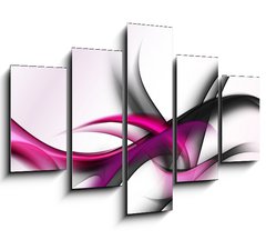 Obraz 5D ptidln - 150 x 100 cm F_GB74046306 - elegant abstract waves