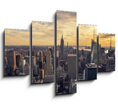 Obraz   Sunset on Manhattan, 150 x 100 cm