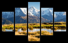 Obraz 5D ptidln - 150 x 100 cm F_GB77312300 - Eiger, Mnch und Jungfrau