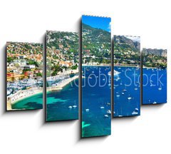 Obraz   azure coast of France  panoramic view of Nice, 150 x 100 cm