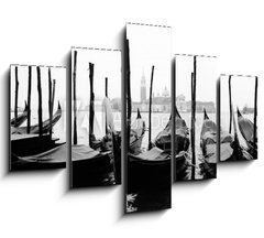 Obraz   venise, gondoles, 150 x 100 cm