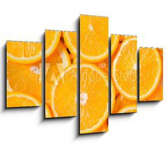 Obraz 5D ptidln - 150 x 100 cm F_GB82047365 - Orange Slices Background
