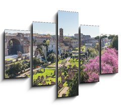 Obraz 5D ptidln - 150 x 100 cm F_GB83841599 - The Roman Forum in Rome, Italy