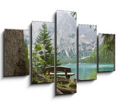 Obraz   Veduta seduta sul lago, 150 x 100 cm