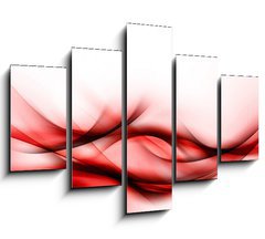 Obraz 5D ptidln - 150 x 100 cm F_GB90110772 - Red Abstract