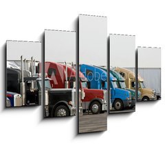 Obraz 5D ptidln - 150 x 100 cm F_GB90724354 - Semi Trucks
