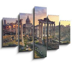 Obraz 5D ptidln - 150 x 100 cm F_GB98167076 - Roman Forum. Image of Roman Forum in Rome, Italy during sunrise.