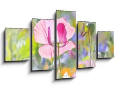 Obraz 5D ptidln - 125 x 70 cm F_GS100106194 - summer meadow with red poppy