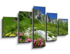 Obraz 5D ptidln - 125 x 70 cm F_GS11754961 - spring in the alps