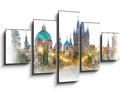 Obraz 5D ptidln - 125 x 70 cm F_GS118221693 - Prague