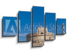 Obraz 5D ptidln - 125 x 70 cm F_GS128550149 - Sant Angelo Bridge in Rome