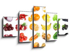 Obraz 5D ptidln - 125 x 70 cm F_GS129487630 - Fruits and vegetables