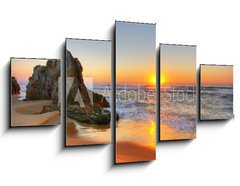 Obraz 5D ptidln - 125 x 70 cm F_GS13013771 - Sunrise Rocks