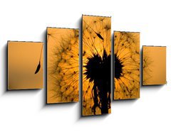 Obraz   dandelion in peaceful evening, 125 x 70 cm
