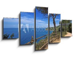 Obraz ptidln 5D - 125 x 70 cm F_GS14698230 - Toscana, passeggiata sul mare