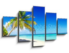Obraz 5D ptidln - 125 x 70 cm F_GS166266454 - Schner Strand im Paradies