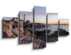 Obraz ptidln 5D - 125 x 70 cm F_GS16967921 - The Portland Head Light