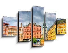 Obraz   Freedom Square, the main square of Brno in Czech Republic, 125 x 70 cm