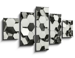 Obraz 5D ptidln - 125 x 70 cm F_GS179876377 - hexagon geometric background