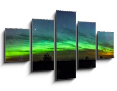 Obraz   Green Aurora Borealis, 125 x 70 cm