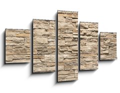 Obraz   Schne Klinkerfassade im Panoramaformat, 125 x 70 cm