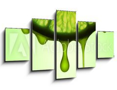 Obraz 5D ptidln - 125 x 70 cm F_GS1949563 - lemon juice - citronov va
