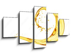 Obraz 5D ptidln - 125 x 70 cm F_GS195242005 - Splash of oily liquid close