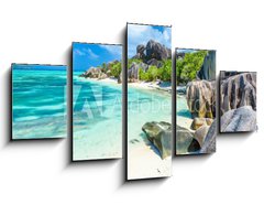 Obraz 5D ptidln - 125 x 70 cm F_GS199617709 - Source d`Argent Beach at island La Digue, Seychelles