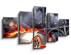 Obraz   Hot car, 125 x 70 cm
