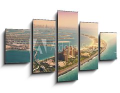 Obraz   Palm Island in Dubai, aerial view, 125 x 70 cm