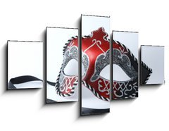 Obraz ptidln 5D - 125 x 70 cm F_GS2090432 - venetian mask - bentsk maska
