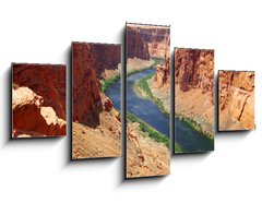 Obraz 5D ptidln - 125 x 70 cm F_GS22502717 - Classic nature of America -  Colorado river close to Glen canyon