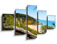 Obraz ptidln 5D - 125 x 70 cm F_GS23411504 - Cala Fonda beach, Tarragona, Spain - Pl Cala Fonda, Tarragona, panlsko