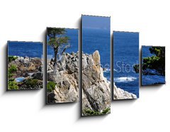 Obraz ptidln 5D - 125 x 70 cm F_GS23885675 - The Lone Cypress in Pebble Beach, 17 Mile Drive, Monterey