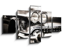 Obraz ptidln 5D - 125 x 70 cm F_GS24978437 - American Classic Caddilac Automobile Car. - Americk klasick automobil Caddilac.