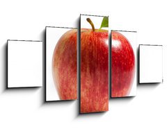 Obraz 5D ptidln - 125 x 70 cm F_GS26758479 - rayal gala apple on white - raial gala jablko na blm