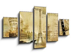 Obraz   Paris paris.. vintge photoalbum series, 125 x 70 cm