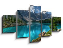 Obraz ptidln 5D - 125 x 70 cm F_GS27019161 - Moraine Lake Banff National Park
