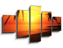 Obraz 5D ptidln - 125 x 70 cm F_GS27987416 - Ibiza Sunset Chillout Beach 01