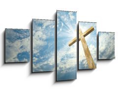 Obraz   cross against the sky, 125 x 70 cm