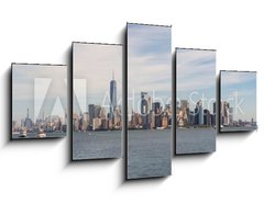 Obraz 5D ptidln - 125 x 70 cm F_GS298206863 - South Manhattan from a Hudson river ferry