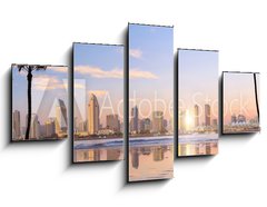 Obraz 5D ptidln - 125 x 70 cm F_GS300187030 - Downtown San Diego skyline in California, USA