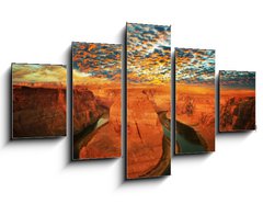 Obraz 5D ptidln - 125 x 70 cm F_GS30757809 - Horse shoe bend - Ohyb konky