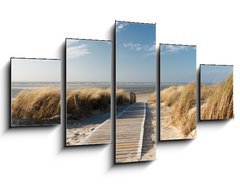 Obraz   Nordsee Strand auf Langeoog, 125 x 70 cm