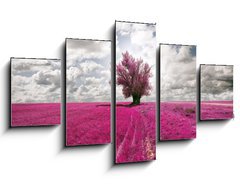 Obraz 5D ptidln - 125 x 70 cm F_GS31846584 - oniric landscape and tree