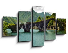 Obraz   Ponte del Diavolo Borgo a Mozzano, 125 x 70 cm