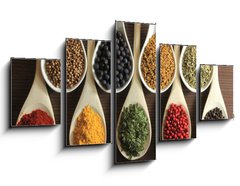 Obraz 5D ptidln - 125 x 70 cm F_GS32042389 - Spices and herbs - Koen a byliny