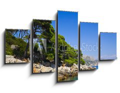 Obraz ptidln 5D - 125 x 70 cm F_GS32415739 - Island Lopud in Croatia